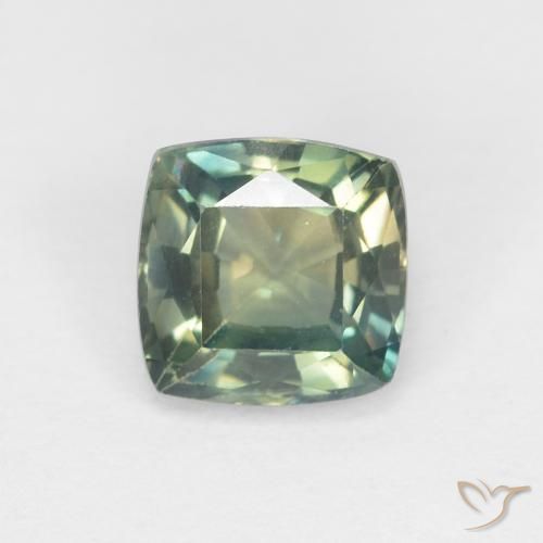 2.74ct 天然 パステルブルー サファイア, クッション, VVS-VS