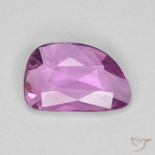 0.57ct 天然 濃いピンクがかった紫 サファイア, ファンシー, VVS-VS