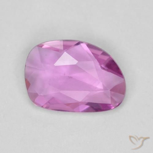0.55ct 天然 深いピンクがかった紫 サファイア, ファンシー, VVS-VS