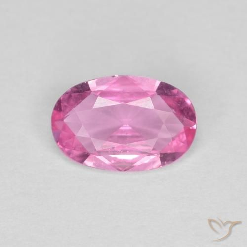 0.42ct 天然 ピンク サファイア, 楕円形, VVS