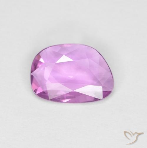 0.60ct 天然 Medium Light-Purple サファイア, ファンシー, VVS