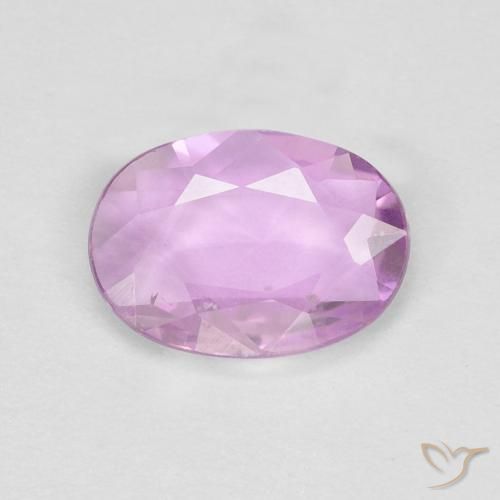 0.67ct 天然 ミディアムパープル サファイア, 楕円形, VS