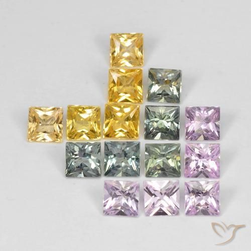 Shop natural 3.56ct マルチカラー サファイア gems, 四角形, from タンザニア at GemSelect. In stock, global shipping!