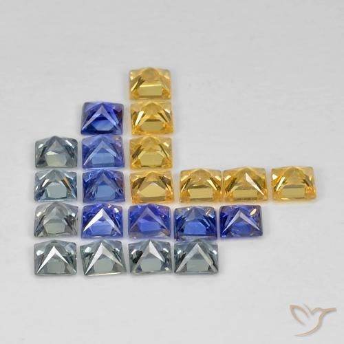 Shop natural 3.27ct マルチカラー サファイア gems, 四角形, from タンザニア at GemSelect. In stock, global shipping!