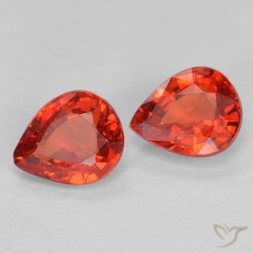 Shop natural 0.88ct 明るい赤 サファイア gems, 洋梨の形, from タンザニア at GemSelect. In stock, global shipping!