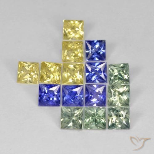Shop natural 2.75ct マルチカラー サファイア gems, 四角形, from タンザニア at GemSelect. In stock, global shipping!