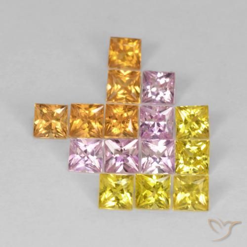Shop natural 1.92ct マルチカラー サファイア gems, 四角形, from タンザニア at GemSelect. In stock, global shipping!