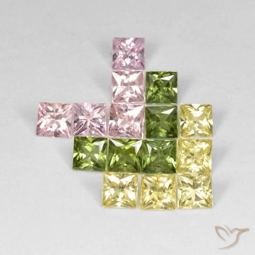 Shop natural 3.68ct マルチカラー サファイア gems, 四角形, from タンザニア at GemSelect. In stock, global shipping!