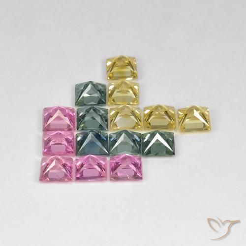 Shop natural 4.26ct マルチカラー サファイア gems, 四角形, from タンザニア at GemSelect. In stock, global shipping!
