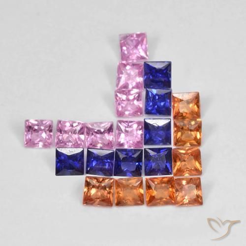 Shop natural 1.53ct マルチカラー サファイア gems, 四角形, from タンザニア at GemSelect. In stock, global shipping!