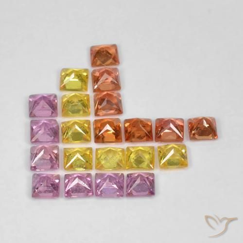 Shop natural 1.62ct マルチカラー サファイア gems, 四角形, from タンザニア at GemSelect. In stock, global shipping!