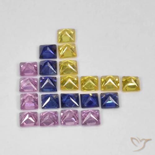 Shop natural 1.66ct マルチカラー サファイア gems, 四角形, from タンザニア at GemSelect. In stock, global shipping!