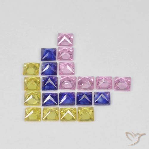 Shop natural 1.66ct マルチカラー サファイア gems, 四角形, from タンザニア at GemSelect. In stock, global shipping!