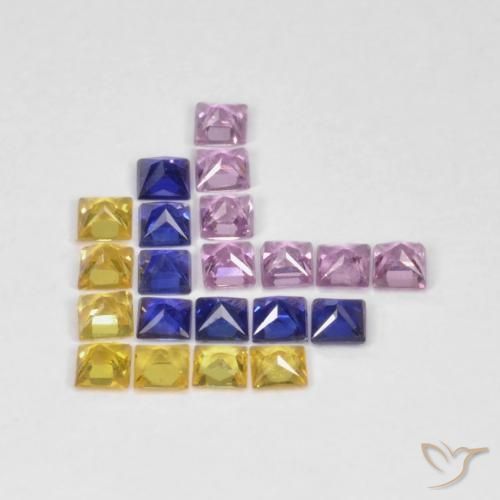 Shop natural 1.53ct マルチカラー サファイア gems, 四角形, from タンザニア at GemSelect. In stock, global shipping!