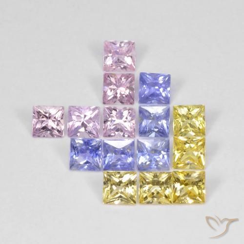 Shop natural 2.72ct マルチカラー サファイア gems, 四角形, from タンザニア at GemSelect. In stock, global shipping!