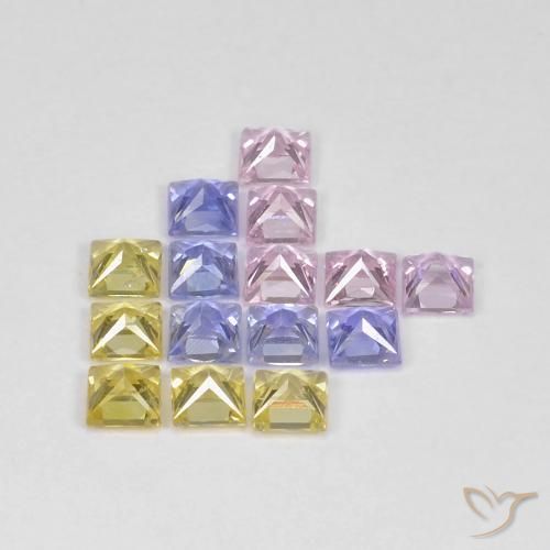Shop natural 2.72ct マルチカラー サファイア gems, 四角形, from タンザニア at GemSelect. In stock, global shipping!