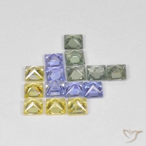 Shop natural 2.72ct マルチカラー サファイア gems, 四角形, from タンザニア at GemSelect. In stock, global shipping!