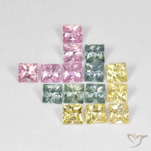 Shop natural 2.66ct マルチカラー サファイア gems, 四角形, from タンザニア at GemSelect. In stock, global shipping!