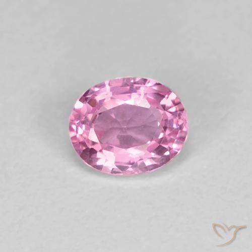 0.48ct 天然 ロイヤルパープルピンク サファイア, 楕円形, VVS-VS