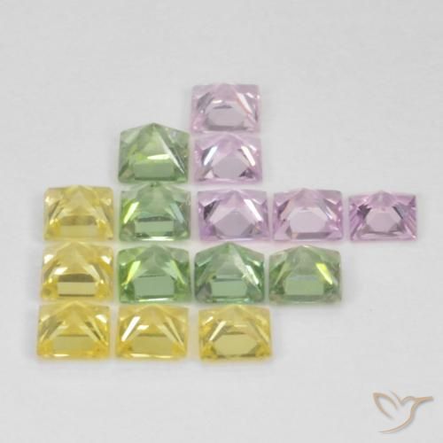 Shop natural 2.87ct マルチカラー サファイア gems, 四角形, from タンザニア at GemSelect. In stock, global shipping!