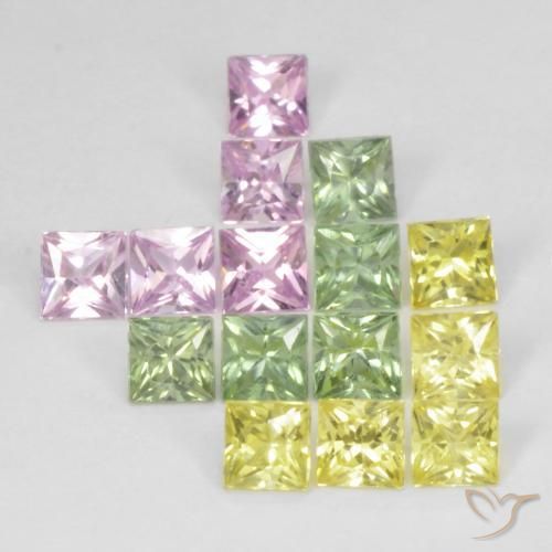 Shop natural 3.10ct マルチカラー サファイア gems, 四角形, from タンザニア at GemSelect. In stock, global shipping!