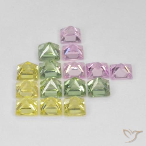 Shop natural 3.10ct マルチカラー サファイア gems, 四角形, from タンザニア at GemSelect. In stock, global shipping!