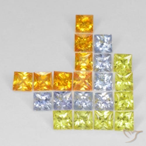 Shop natural 3.62ct マルチカラー サファイア gems, 四角形, from タンザニア at GemSelect. In stock, global shipping!