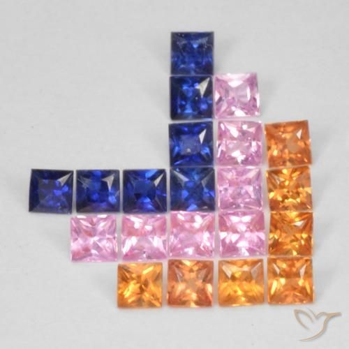 Shop natural 1.49ct マルチカラー サファイア gems, 四角形, from タンザニア at GemSelect. In stock, global shipping!