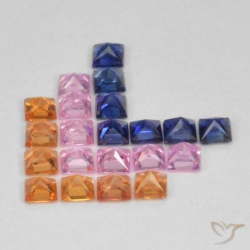 Shop natural 1.49ct マルチカラー サファイア gems, 四角形, from タンザニア at GemSelect. In stock, global shipping!