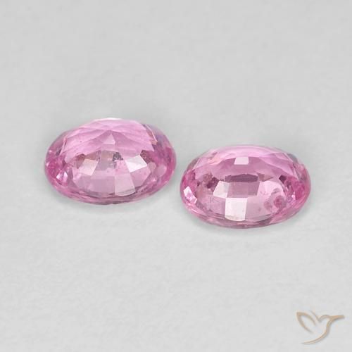 Shop natural 0.91ct 非常に薄いピンク サファイア gems, 楕円形, from マダガスカル at GemSelect. In stock, global shipping!