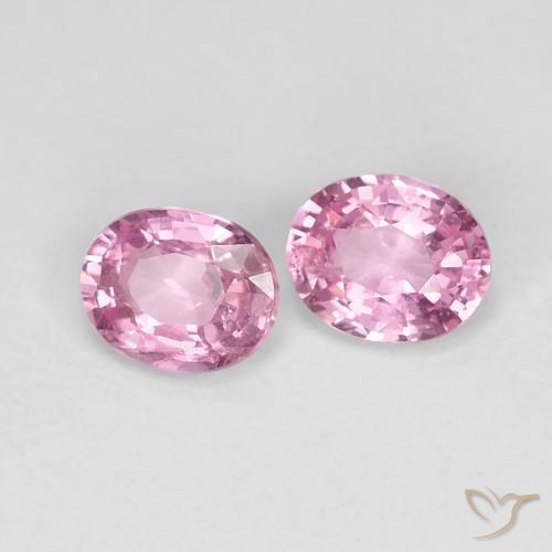Shop natural 0.88ct 非常に薄いピンク サファイア gems, 楕円形, from マダガスカル at GemSelect. In stock, global shipping!