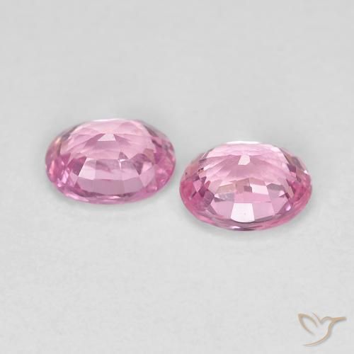 Shop natural 0.88ct 非常に薄いピンク サファイア gems, 楕円形, from マダガスカル at GemSelect. In stock, global shipping!
