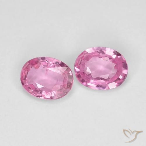 Shop natural 0.71ct 非常に薄いピンク サファイア gems, 楕円形, from マダガスカル at GemSelect. In stock, global shipping!