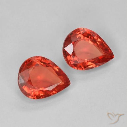 Shop natural 0.91ct 明るい赤 サファイア gems, 洋梨の形, from タンザニア at GemSelect. In stock, global shipping!