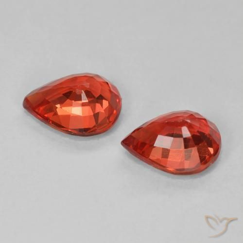 Shop natural 0.91ct 明るい赤 サファイア gems, 洋梨の形, from タンザニア at GemSelect. In stock, global shipping!