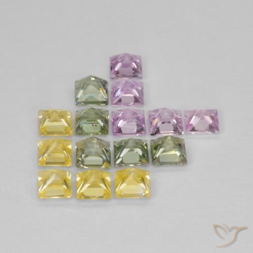 Shop natural 3.01ct マルチカラー サファイア gems, 四角形, from タンザニア at GemSelect. In stock, global shipping!