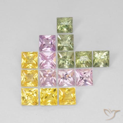 Shop natural 3.35ct マルチカラー サファイア gems, 四角形, from タンザニア at GemSelect. In stock, global shipping!