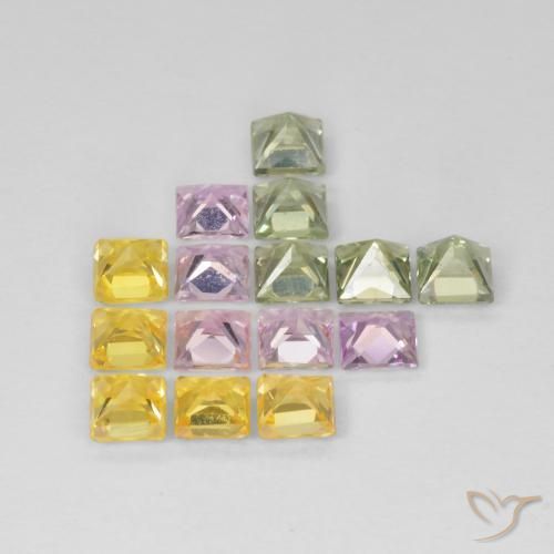 Shop natural 3.35ct マルチカラー サファイア gems, 四角形, from タンザニア at GemSelect. In stock, global shipping!