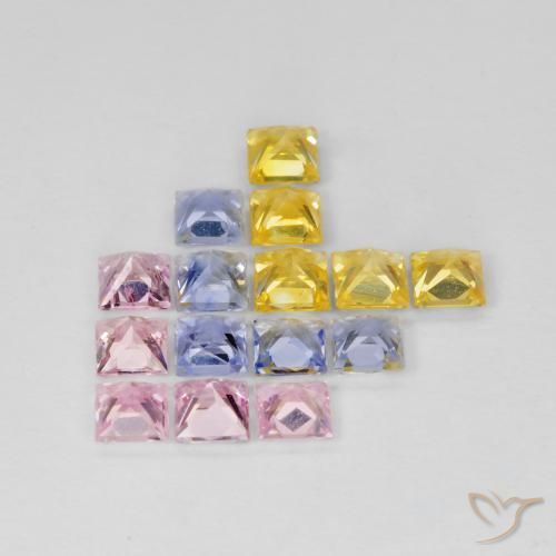 Shop natural 2.62ct マルチカラー サファイア gems, 四角形, from タンザニア at GemSelect. In stock, global shipping!