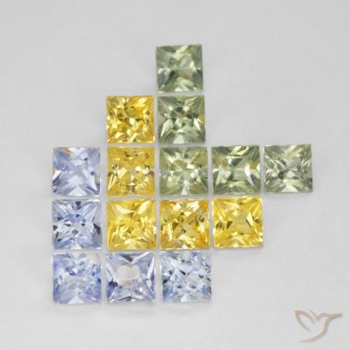 Shop natural 3.29ct マルチカラー サファイア gems, 四角形, from タンザニア at GemSelect. In stock, global shipping!