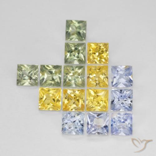 Shop natural 3.29ct マルチカラー サファイア gems, 四角形, from タンザニア at GemSelect. In stock, global shipping!