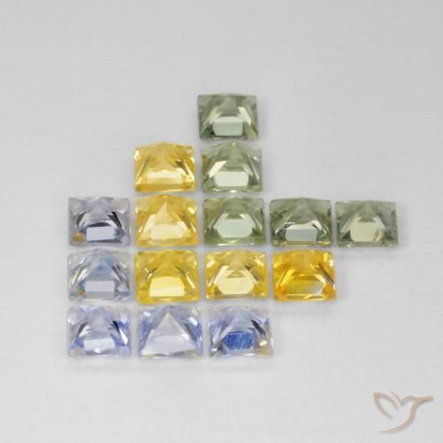 Shop natural 3.29ct マルチカラー サファイア gems, 四角形, from タンザニア at GemSelect. In stock, global shipping!