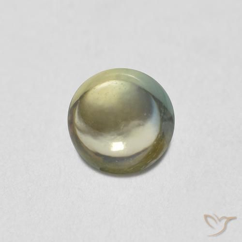 0.35ct 天然 マルチカラー サファイア, ラウンド, 透明