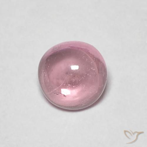 0.49ct 天然 ローズウッドピンク サファイア, ラウンド, 透明