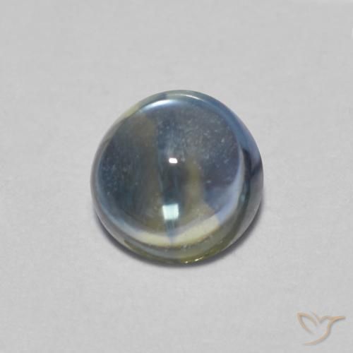 0.42ct 天然 パステルブルー サファイア, ラウンド, 透明