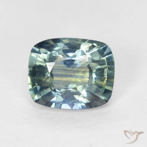 0.78ct 天然 マルチカラー サファイア, クッション, VVS-VS