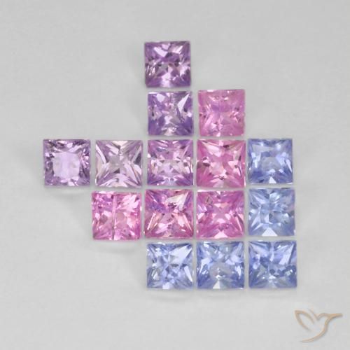 Shop natural 1.41ct マルチカラー サファイア gems, 四角形, from タンザニア at GemSelect. In stock, global shipping!
