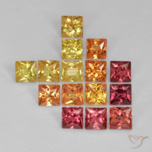Shop natural 1.47ct マルチカラー サファイア gems, 四角形, from タンザニア at GemSelect. In stock, global shipping!
