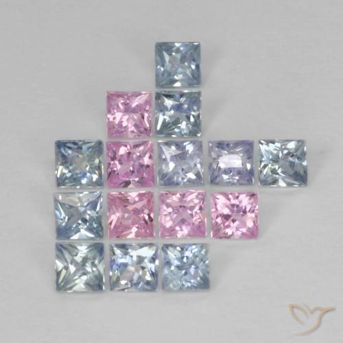 Shop natural 1.42ct マルチカラー サファイア gems, 四角形, from タンザニア at GemSelect. In stock, global shipping!