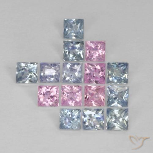 Shop natural 1.42ct マルチカラー サファイア gems, 四角形, from タンザニア at GemSelect. In stock, global shipping!